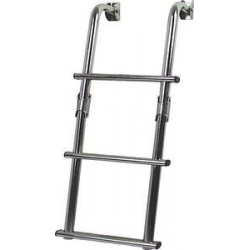scaletta ribaltabile con tubo in acciaio inox aisi 316